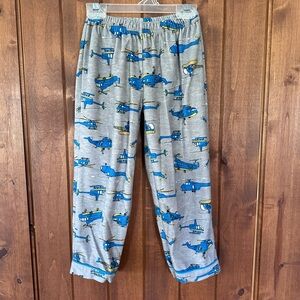 Carter's Floral Print Pajama Pants - Blue and Gray